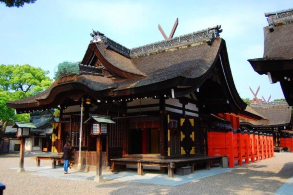 Osaka Kaya Traditional Tatami House 2-6 Ppl Near Station And Park Direct To Kix Airport Exterior photo